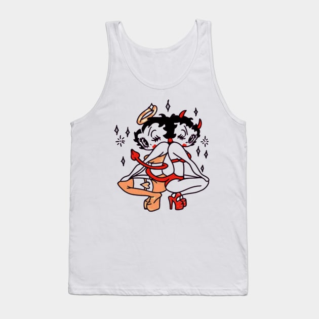 Betty Boop baru 3 Tank Top by RyuZen